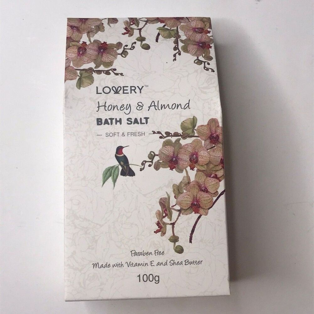 Lowery 3 Pc Bath & Body Set Honey & Almond Shower Gel, Bath Salt, & Body Lotion - Picture 4 of 8